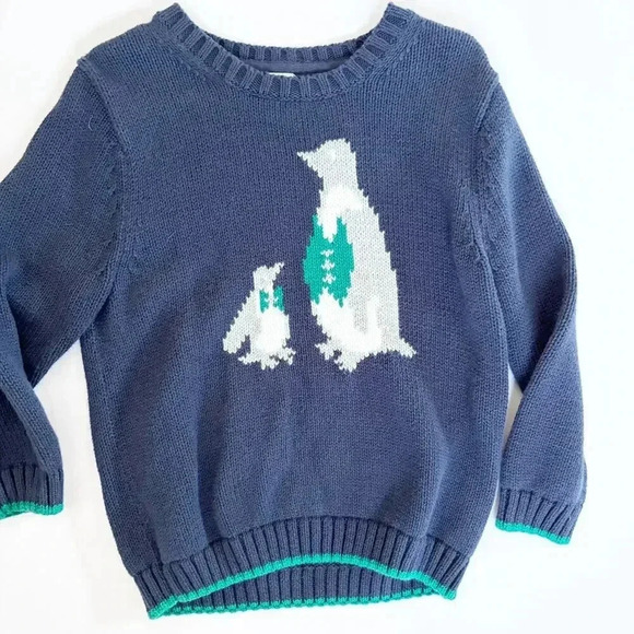 Janie & Jack Penguin Sweater - Picture 1 of 7